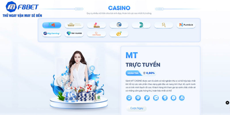 Khái quát một vài nét chung về sảnh casino trực tuyến